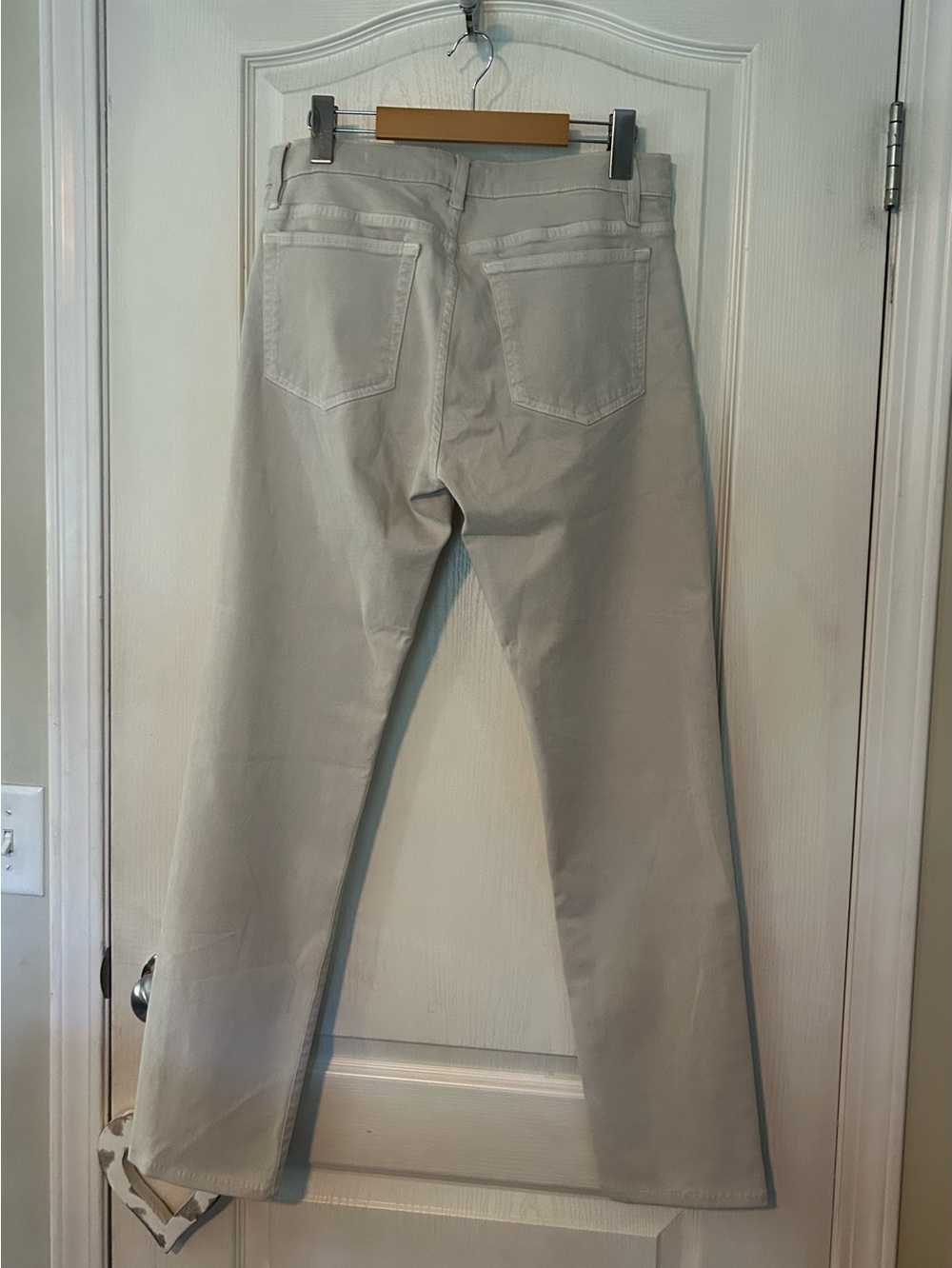 Frame Denim Men's Casual Skinny Jeans in Light Beige - Picture 4 of 9